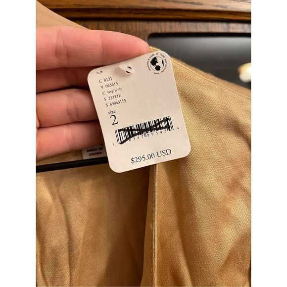 Free People - FELICITY PLUNGED TIE FRONT MINI DRESS - PORCINI by Shona Joy size - Picture 12 of 16